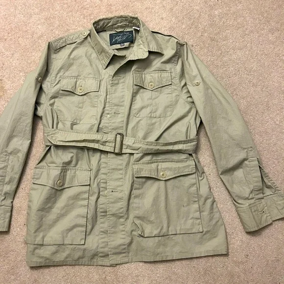 Lord & Taylor Men’s Khaki jacket size L - Picture 1 of 5